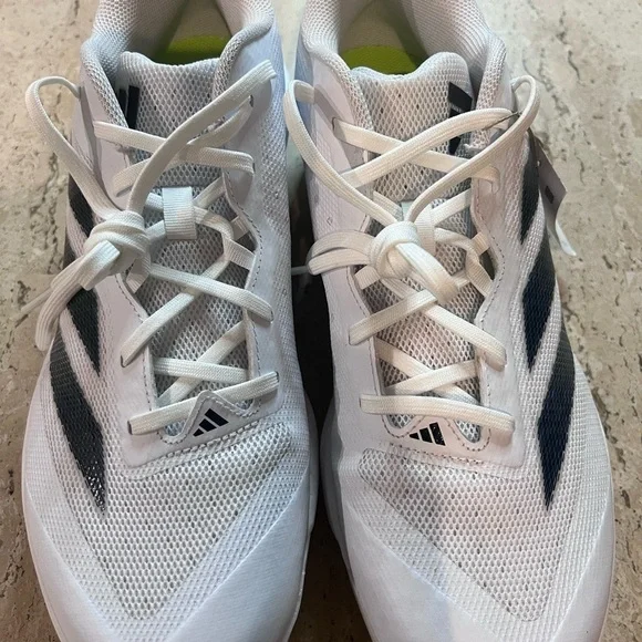 Adidas Adizero Instinct IH3468 Women's 13 Softball Sneaker White/Navy Blue